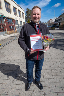 Tomi Kovanen SAK Kaakkois-Suomi vuoden duunari- palkinnon saaja